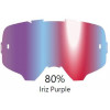 Cryztal Iriz φακός για μάσκα Leatt Velocity-Purple 80%