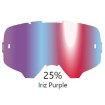 Cryztal Iriz φακός για μάσκα Leatt Velocity-Purple 25% thumb