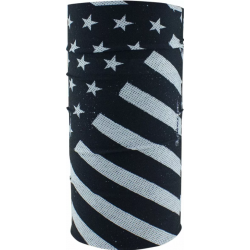 Περιλαίμιο αναβάτη FLEECE B W FLAG