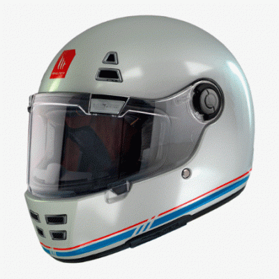 Κράνος μηχανής MT JARAMA SV A7 SOLID GLOSS WHITE