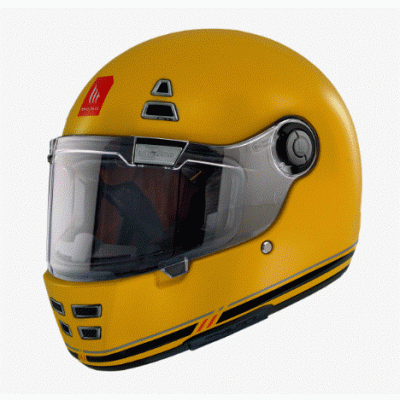Κράνος μηχανής MT JARAMA SV C3 SOLID MATT YELLOW