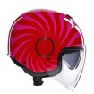 Κράνος μηχανής AGV ETERES TROPEA RED/PINK JET-OPEN FACE thumb