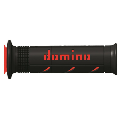 Χειρολαβές μοτοσυκλέτας DOMINO A250 Road Racing Dual Compound Grips RED