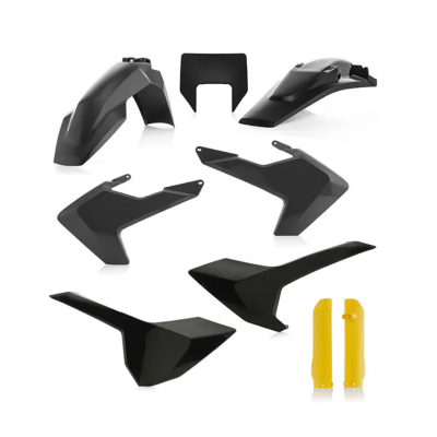 Σετ πλαστικά μοτοσυκλέτας ACERBIS για Husqvarna FE/TE 17-19 Black/Yellow