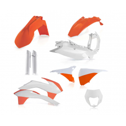 Σετ πλαστικά μοτοσυκλέτας ACERBIS για KTM EXC/EXC-F 14-15 White/Orange