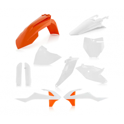 Σετ πλαστικά μοτοσυκλέτας ACERBIS για KTM SX85 2019 White/Orange Σετ πλαστικά μοτοσυκλέτας ACERBIS για KTM SX85 2019 White/Orange