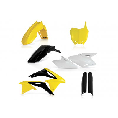 Σετ πλαστικά μοτοσυκλέτας ACERBIS για Suzuki RM-Z450 08-17 Yellow/Black/White Σετ πλαστικά μοτοσυκλέτας ACERBIS για Suzuki RM-Z450 08-17 Yellow/Black/White