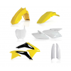 Σετ πλαστικά μοτοσυκλέτας ACERBIS για Suzuki RM-Z450 08-17 Yellow/White