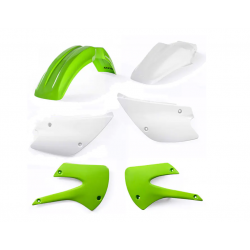 Σετ πλαστικά μοτοσυκλέτας ACERBIS για Kawasaki KX85 98-13 White/Green
