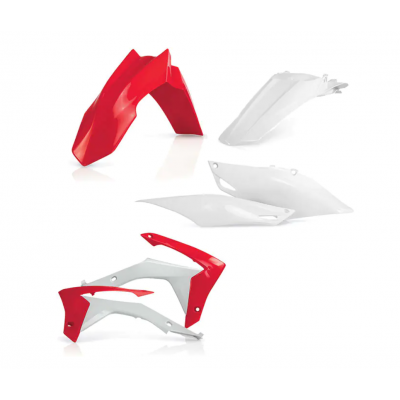 Σετ πλαστικά μοτοσυκλέτας ACERBIS για HONDA CRF250R 14-17, CRF450R 13-16 Red/White