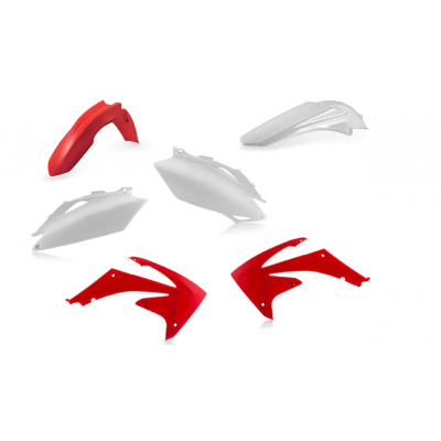 Σετ πλαστικά μοτοσυκλέτας ACERBIS για HONDA CRF250R 2010, CRF450R 09-10 White/Red