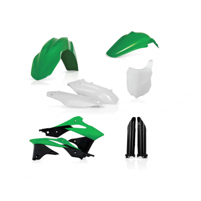 Σετ πλαστικά μοτοσυκλέτας ACERBIS για Kawasaki KX250F 13-16 Green/White Σετ πλαστικά μοτοσυκλέτας ACERBIS για Kawasaki KX250F 13-16 Green/White