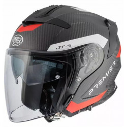 Κράνος μηχανής Premier JT5 Carbon MA BLACK/RED Κράνος μηχανής Premier JT5 Carbon MA BLACK/RED