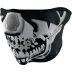 Μάσκα προσώπου αναβάτη HALF CHROME SKULL thumb
