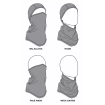 Κουκούλα προσώπου αναβάτη - μπαλακλάβα ZANheadgear SPORTFLEX BK/WH SKL thumb