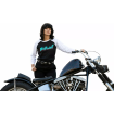 Γυναικείο μπλουζάκι μοτοσυκλέτας BILTWELL BW 985 RAGLAN B/W thumb