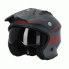 Κράνος σκούτερ ACERBIS JET ARIA GREY RED