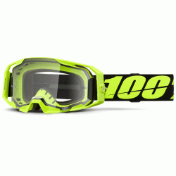 Μάσκα μηχανής motocross 100% ARMATIC NEON YELLOW CLEAR Μάσκα μηχανής motocross 100% ARMATIC NEON YELLOW CLEAR