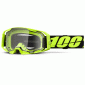 Μάσκα μηχανής motocross 100% ARMATIC NEON YELLOW CLEAR thumb