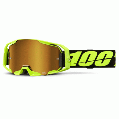 Μάσκα motocross 100% ARMATIC NEON YELLOW TRUE GOLD Μάσκα motocross 100% ARMATIC NEON YELLOW TRUE GOLD