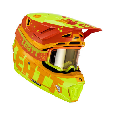 Κράνος μηχανής motocross LEATT Kit Moto 7.5-Citrus V23