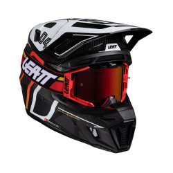 Κράνος motocross LEATT Kit Moto 9.5-Carbon/White V25
