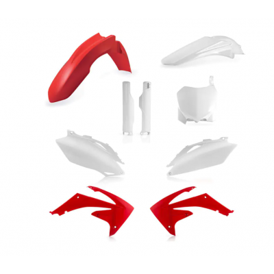 Σετ πλαστικά μοτοσυκλέτας ACERBIS για HONDA CRF250R 10, CRF450R 09-10 Red/White