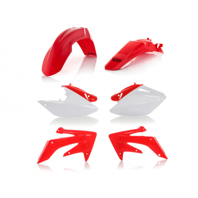Σετ πλαστικά μοτοσυκλέτας ACERBIS για HONDA CRF250X 05-18 Red/White