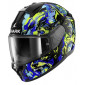 Κράνος μηχανής SHARK RIDILL 2 RAGING BEAST Black Blue Green thumb