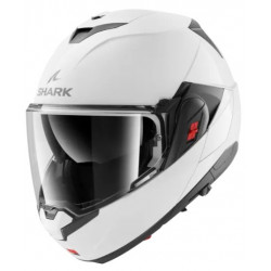 Κράνος μηχανής SHARK OXO BLANK Pearly White FLIP-UP