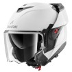 Κράνος μηχανής SHARK OXO BLANK Pearly White FLIP-UP thumb