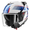 Κράνος μηχανής SHARK OXO SIKTER White/Chrome/Blue FLIP-UP thumb