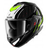 Κράνος μηχανής SHARK OXO RYDGER Black/White/Yellow FLIP-UP