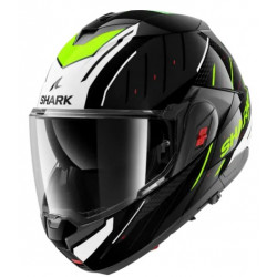 Κράνος μηχανής SHARK OXO RYDGER Black/White/Yellow FLIP-UP