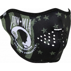 Μάσκα προσώπου αναβάτη HALF POW MIA FLAG