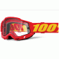 Μάσκα μηχανής motocross 100% ACCURI 2 ENDURO MOTO RED thumb