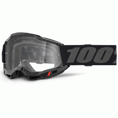 Μάσκα motocross 100% ACCURI2 BLACK 2024
