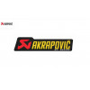 Αυτοκόλλητο AKRAPOVIC 90 MM