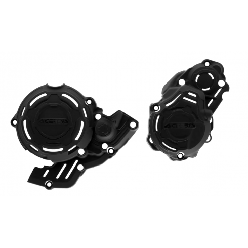 Σετ προστατευτικά καλύμματα κινητήρα μηχανής ACERBIS X-Power KTM EXC-F250/350 24-25; Husqvarna FE250/350 24-25; GasGas EC250F/350F 24-25 Black