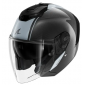 Κράνος μηχανής SHARK RS JET - OPEN FACE CARBON SKIN Carbon Silver Carbon