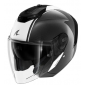 Κράνος μηχανής SHARK RS JET - OPEN FACE CARBON SKIN Carbon White Black thumb