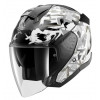 Κράνος μηχανής SHARK SKWAL JET PRANZ Black/White/Gold