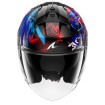 Κράνος μηχανής SHARK SKWAL JET PRANZ Mat Black/Blue/Red thumb