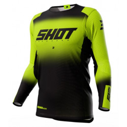Μπλούζα motocross SHOT Aerolite Ultima Neon Yellow