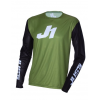 Μπλούζα motocross Just1 J-Essential Army Black/White