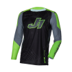 Μπλούζα motocross Just1 J-Flex 2.0 Frontier Grey/Green Fluo/Black thumb
