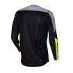 Μπλούζα motocross Just1 J-Flex 2.0 District Grey/Yellow Fluo/Black thumb