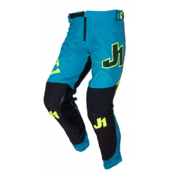 Παντελόνι μηχανής Just1 J-Flex 2.0 Frontier Teal Black/Yellow Fluo