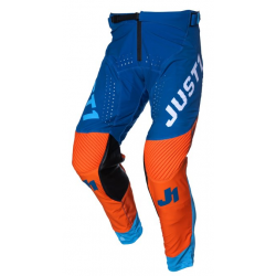 Παντελόνι μηχανής Just1 J-Flex 2.0 District Blue/Orange Παντελόνι μηχανής Just1 J-Flex 2.0 District Blue/Orange