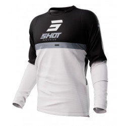 Μπλούζα motocross SHOT Devo Reflex Black